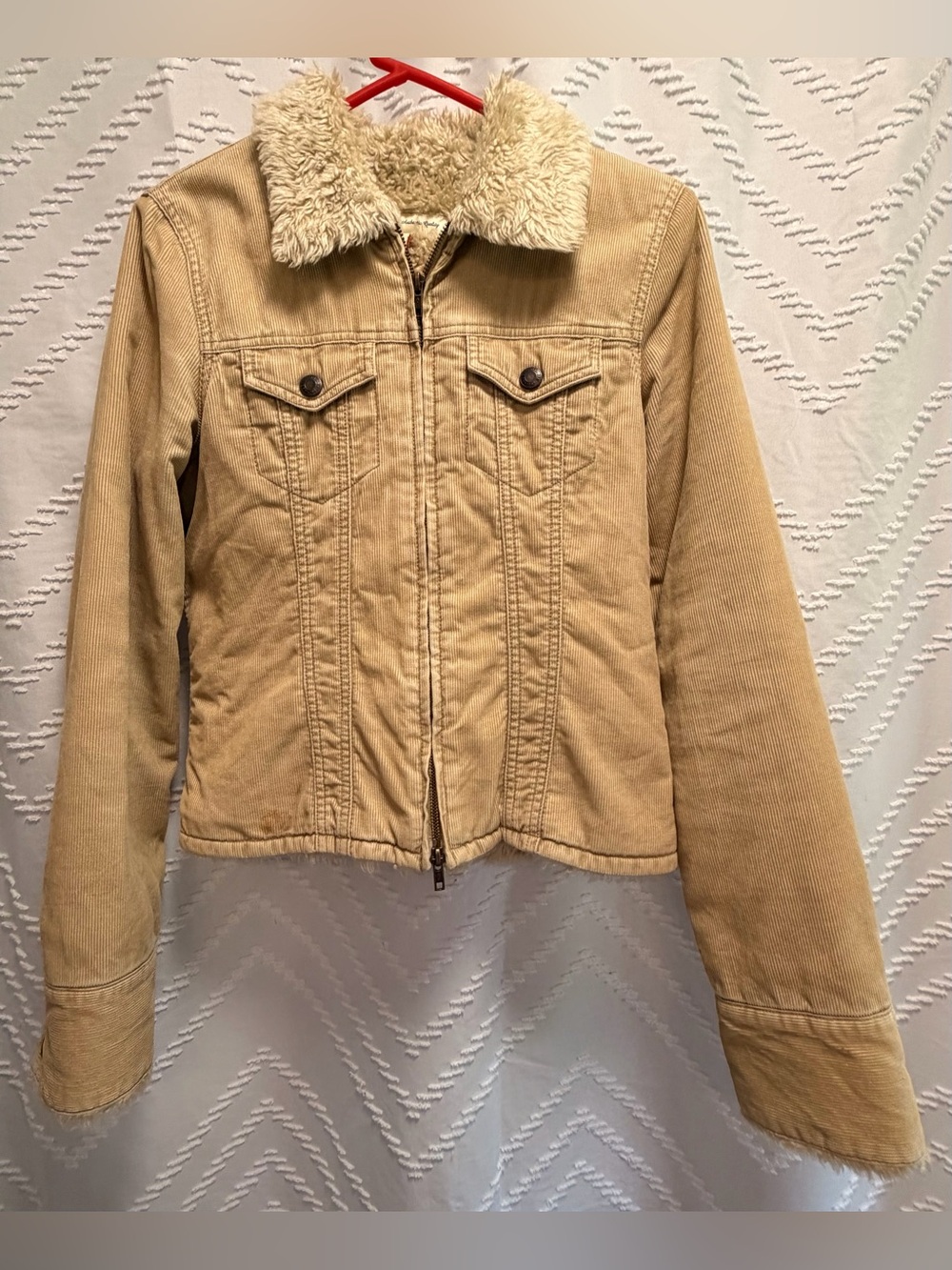 Abercrombie & Fitch Corduroy Zip Up Jacket Size Medium